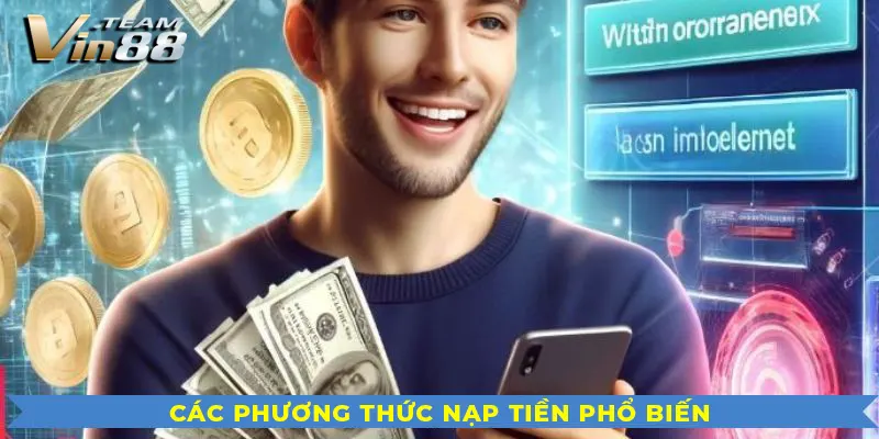 Các phương thức nạp tiền phổ biến tại Vin88 Các phương thức nạp tiền phổ biến tại Vin88